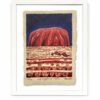 Red Kangaroo at Uluru - Native Grass Paper print - Image 3