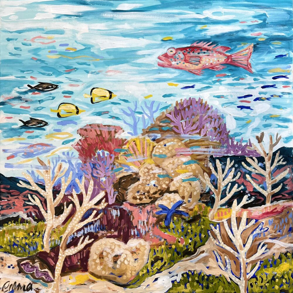 Reef Fish Art Print 30cm