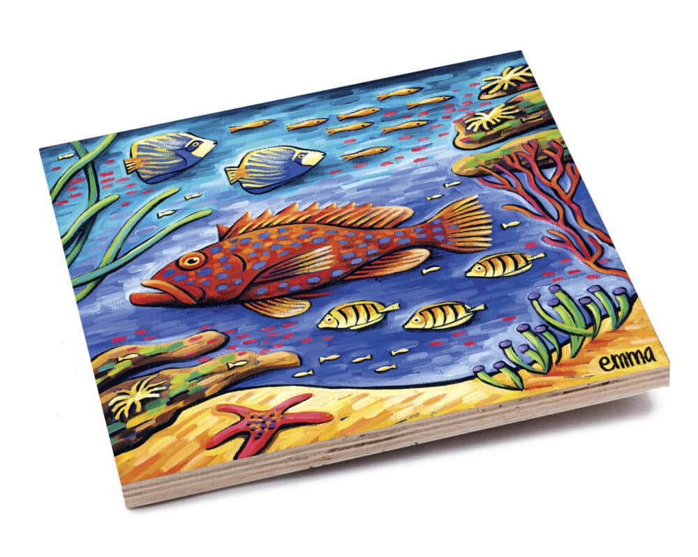 Underwater World Art Tile