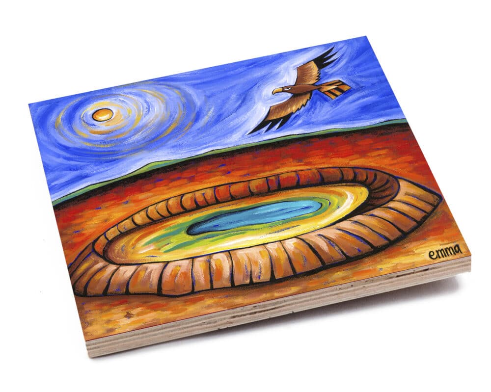 Wolfe Creek Crater Art Tile