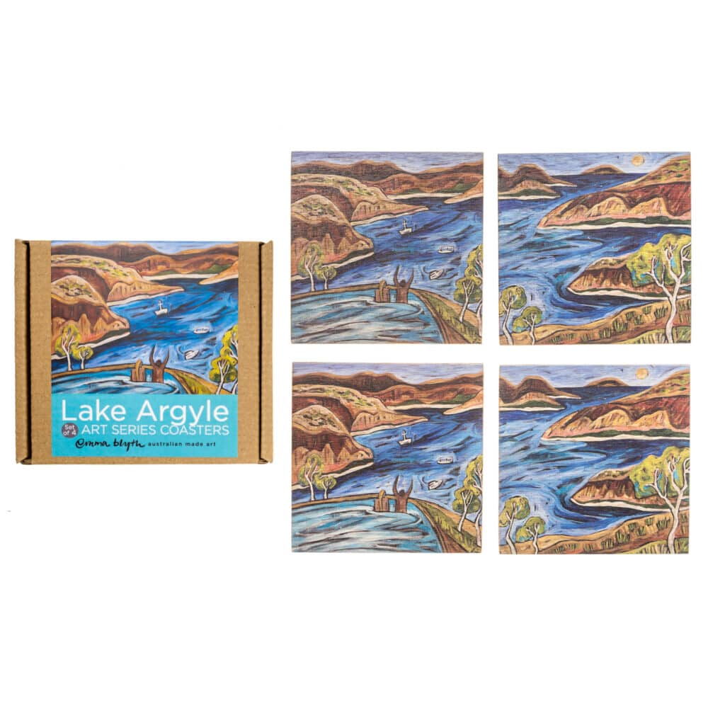 Lake Argyle Coasters - set of 4