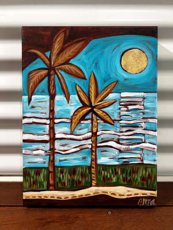 Golden Palms - original