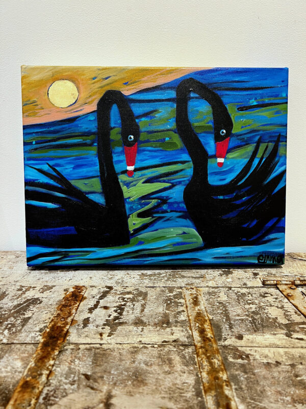 I Love to Swan - original