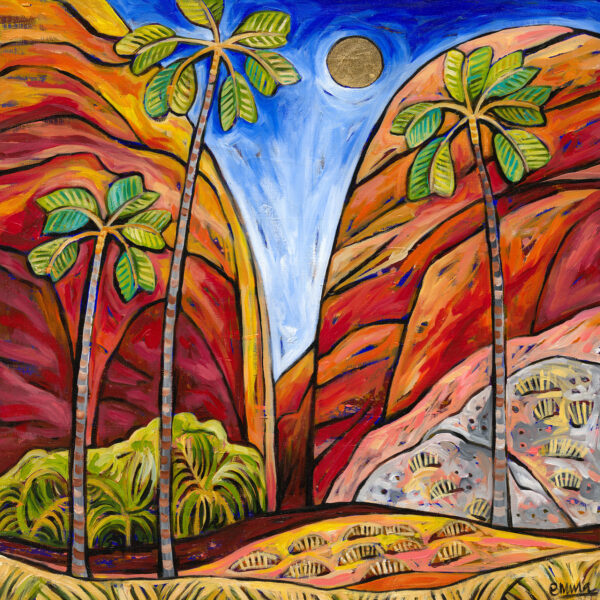 Purnululu Palms Art Print 30cm