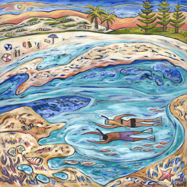 Snorkelling the Basin postcard