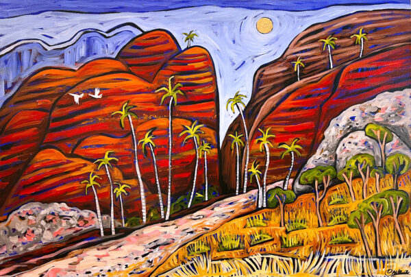 Track to Mini Palms - original